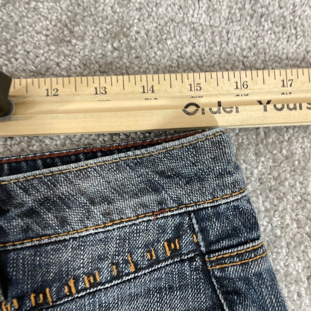 Silver Jeans Co Denim Mini Skirt Womens 31 Teja Y2K Low Rise Raw Hem (Tag 29) - Picture 9 of 11